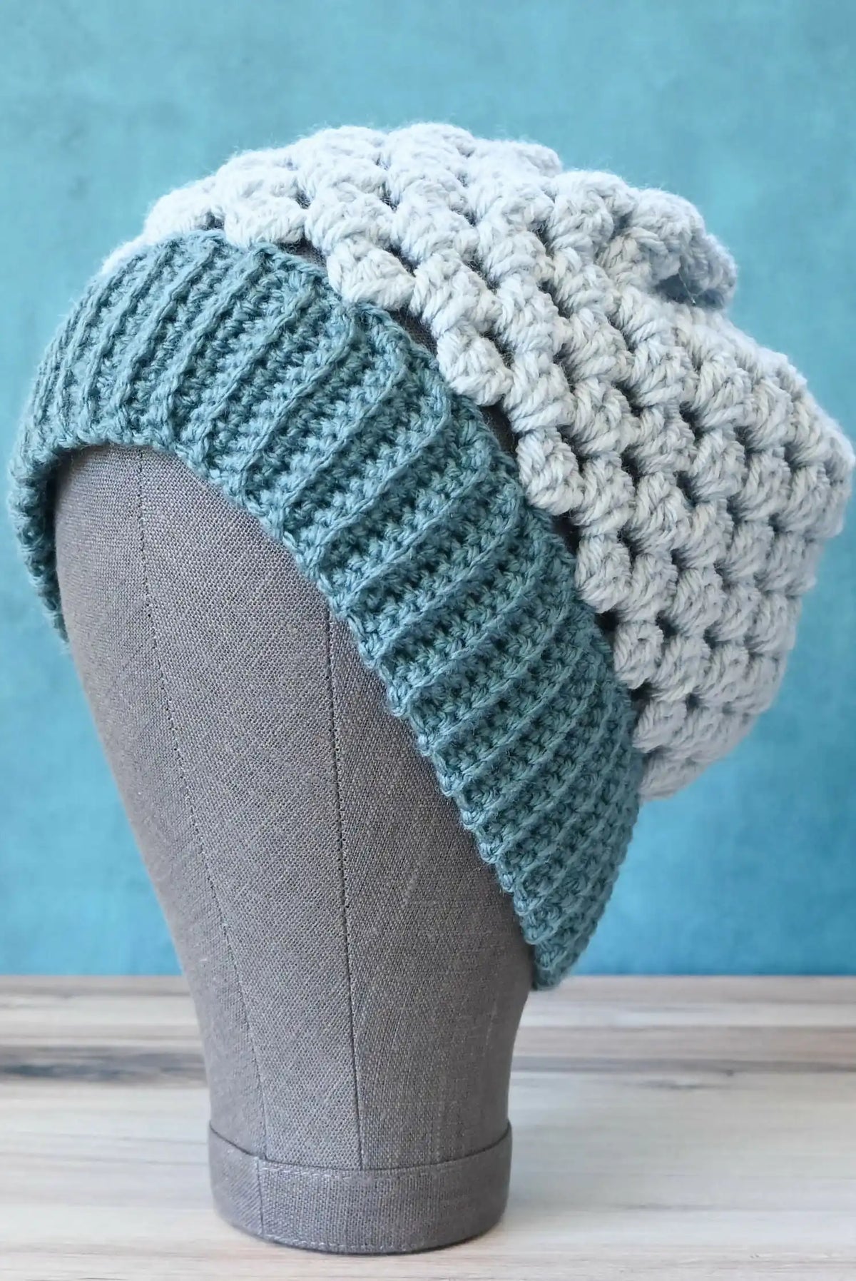 Julietta Bottom-Up Granny Stitch Slouch (Crochet)