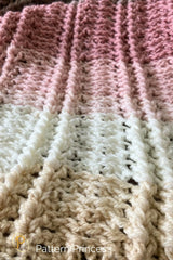 Blushing Lady Hygge Crochet Blanket Pattern (Crochet)