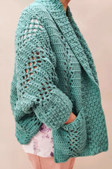 I Love Texture Cardigan (Crochet)