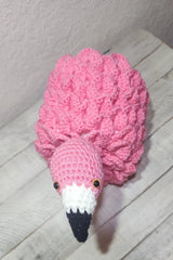 Flamingo Toilet Paper Cover (Crochet)