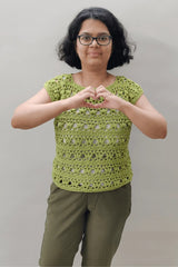 Petal Blossom Top (Crochet)