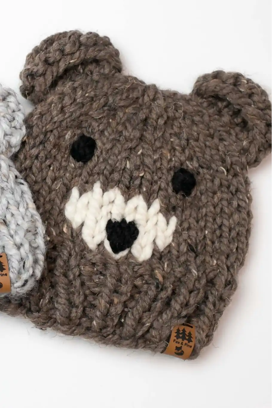 Bear Ears + Face Hat (Knit)