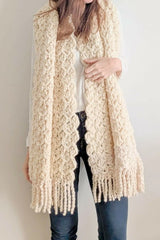 Fireside Blanket Scarf (Crochet)