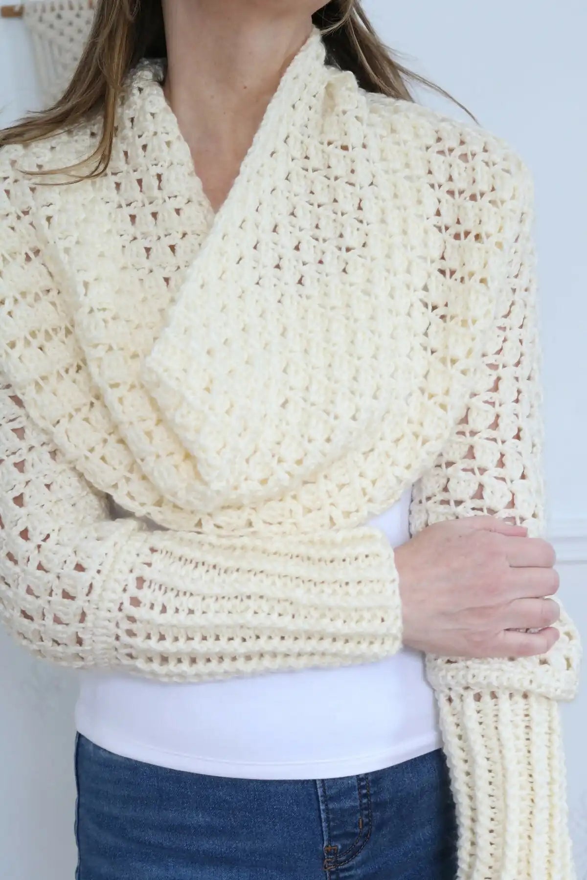 Sweater Scarf (Crochet)