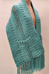 I Love Texture Pocket Shawl (Crochet)