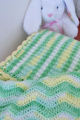 Two‑Pattern Baby Blanket Bundle • Ripple & Sprig Stitch Patterns (Crochet)