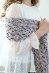 Bulky Lace Scarf (Knit)