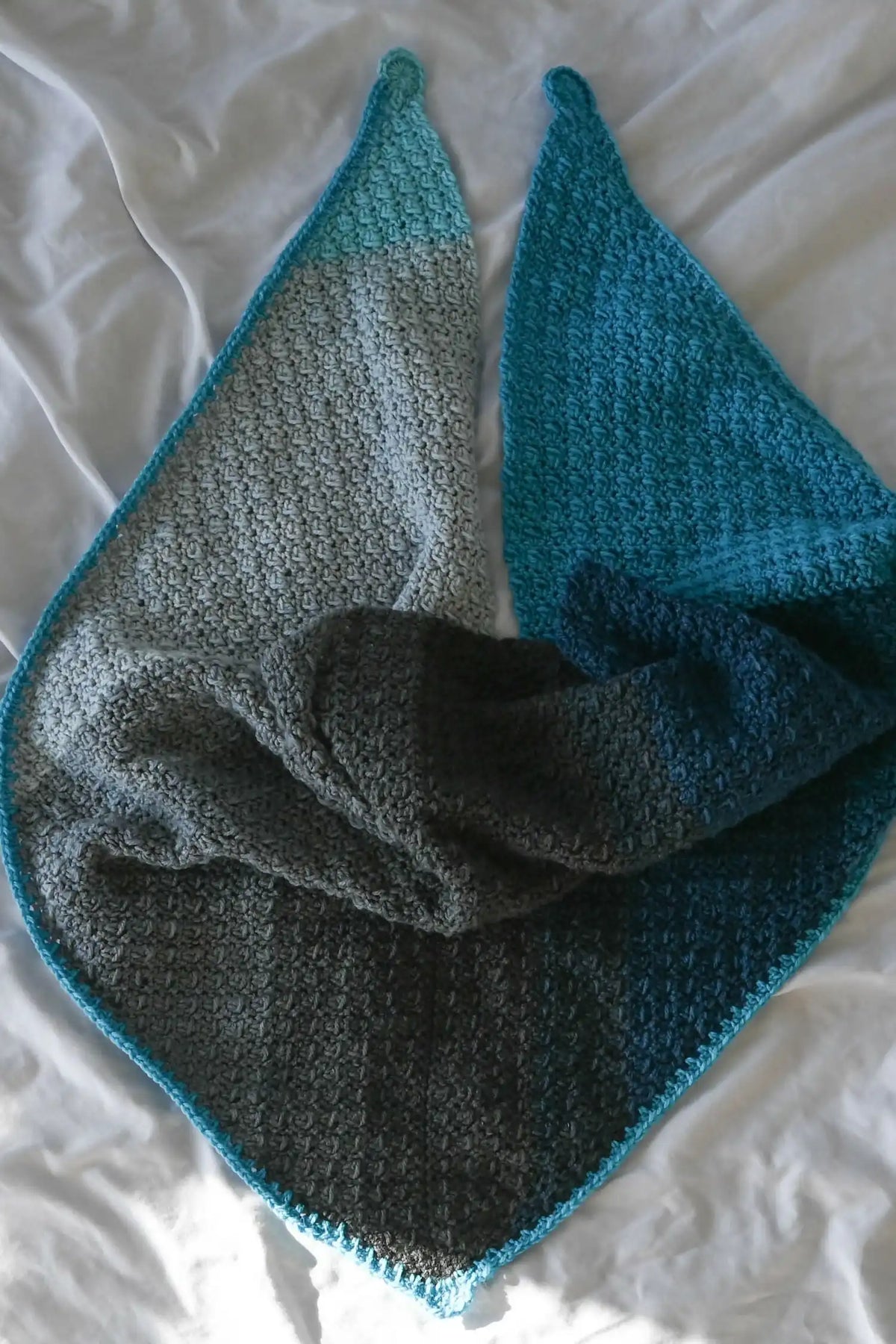 Gift To Myself Triangle Shawl (Crochet)