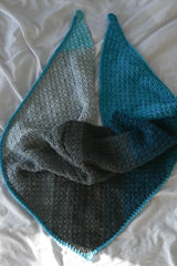 Gift To Myself Triangle Shawl (Crochet)