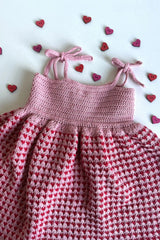 Petits Coeurs Crochet Dress (Crochet)