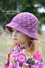 Sweet Stripes Sun Hat (Crochet)