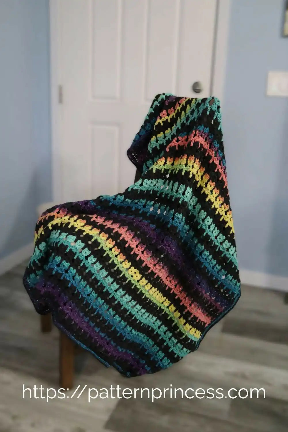 Galaxy Cat Blanket (Crochet)