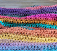 Crochet Color Medley Blanket (Crochet)