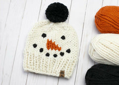 Snowman Hat (Knit)