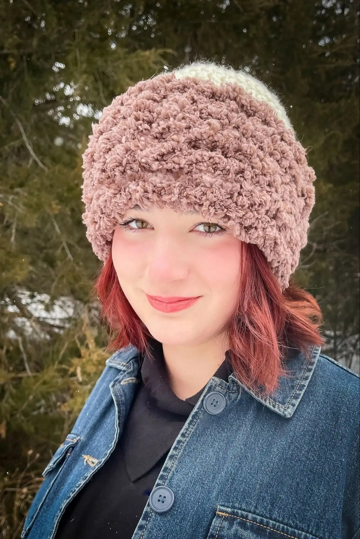 Luxe Sherpa Beanie (Crochet)