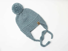 Solid Ear Flaps Hat (Knit)
