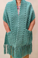 I Love Texture Pocket Shawl (Crochet)