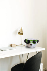 Panda Eyeglass Holder (Machine Knit)
