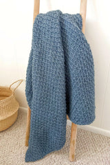 Honeycomb Throw Blanket (Crochet)