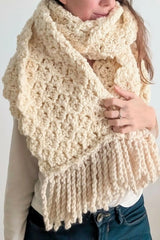 Fireside Blanket Scarf (Crochet)