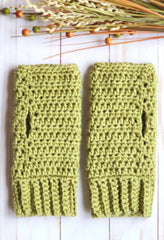 Karen Cable Mitts (Crochet)