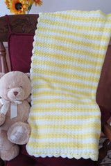 Lemon Meringue Dreams Ice Cream Baby Blanket (Crochet)