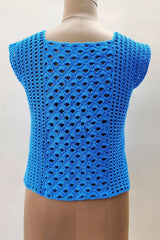 Blue Shells Top (Crochet)