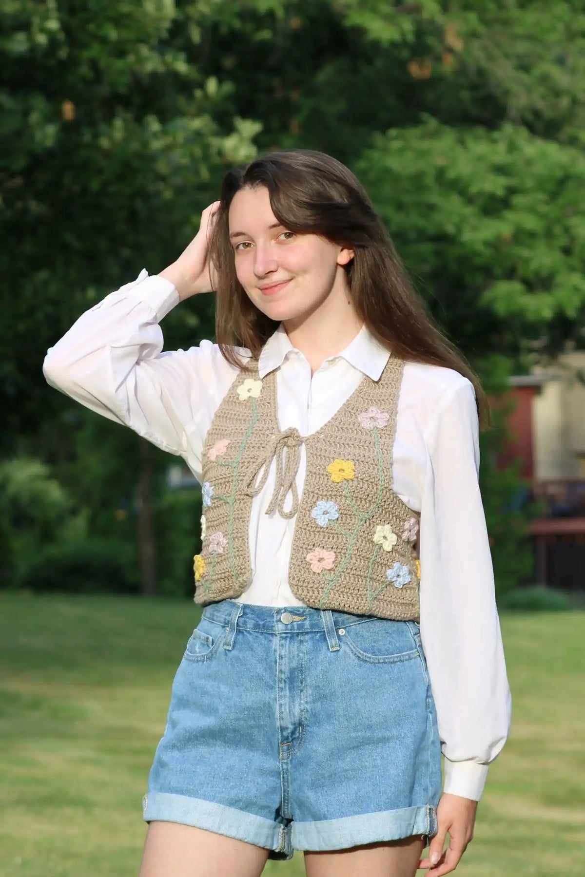 Gardenia Vest (Crochet)