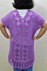 Iris Garden Vest (Crochet)