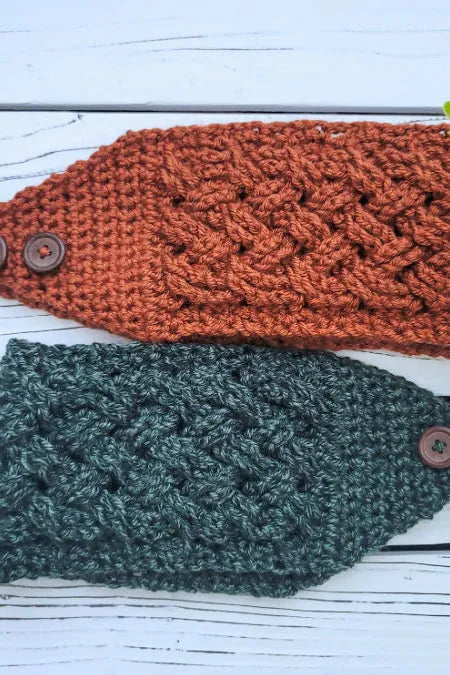 Celtic Weave Earwarmer (Crochet)