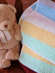 Gentle Pastels Baby Soft Blanket (Crochet)