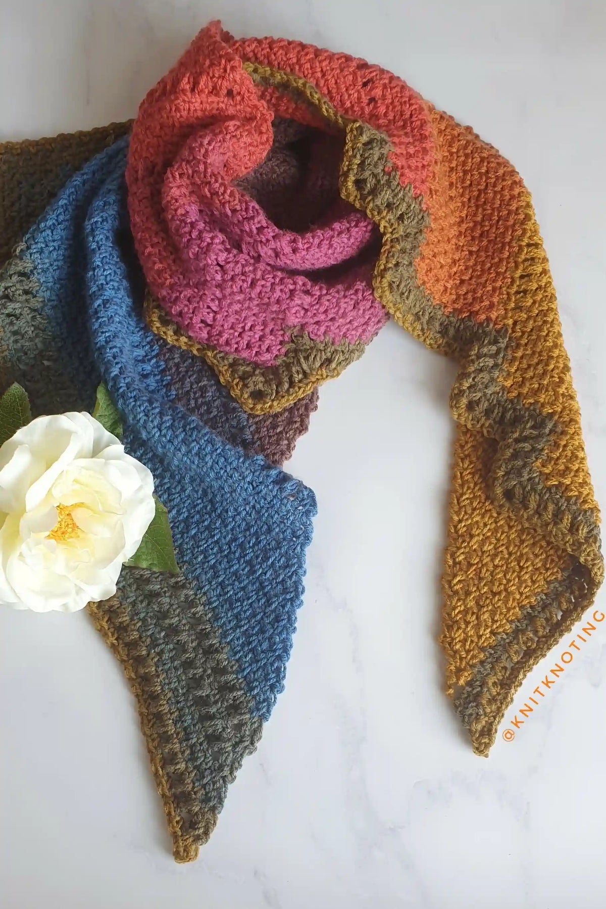 Dragon Tail Scarf (Crochet)