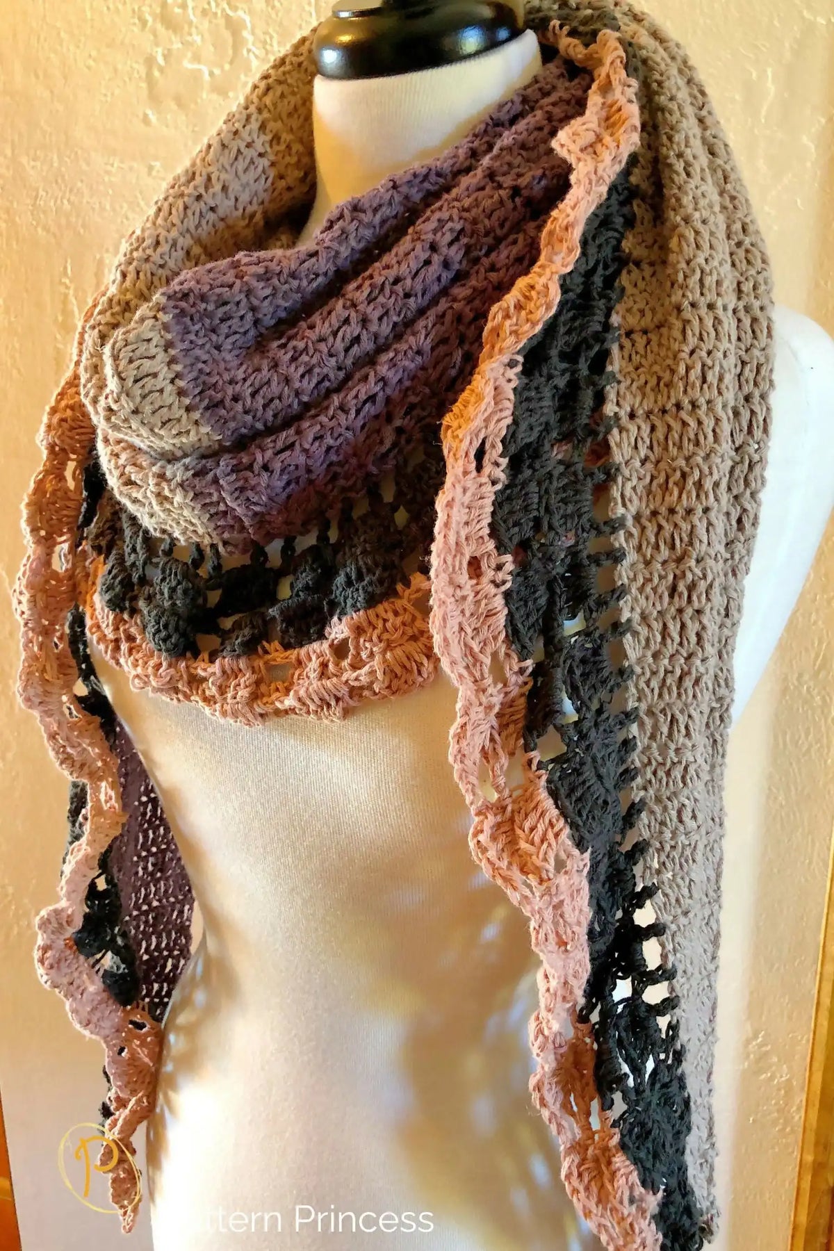 Journey Through the Stones Shawl (Crochet)