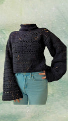 Tea Blossom Sweater (Crochet)
