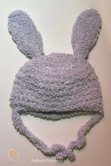 Hat Pattern with Bunny Ears (Crochet)