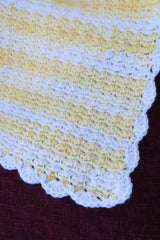 Lemon Meringue Dreams Ice Cream Baby Blanket (Crochet)