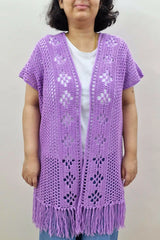 Iris Garden Vest (Crochet)