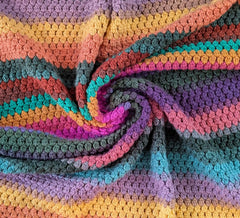 Crochet Color Medley Blanket (Crochet)