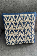 Peaks & Pillars Mosaic Pillow (Crochet)