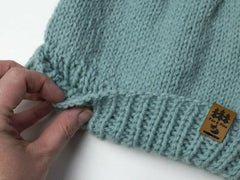 Fold Over Brim Winter Hat (Knit)