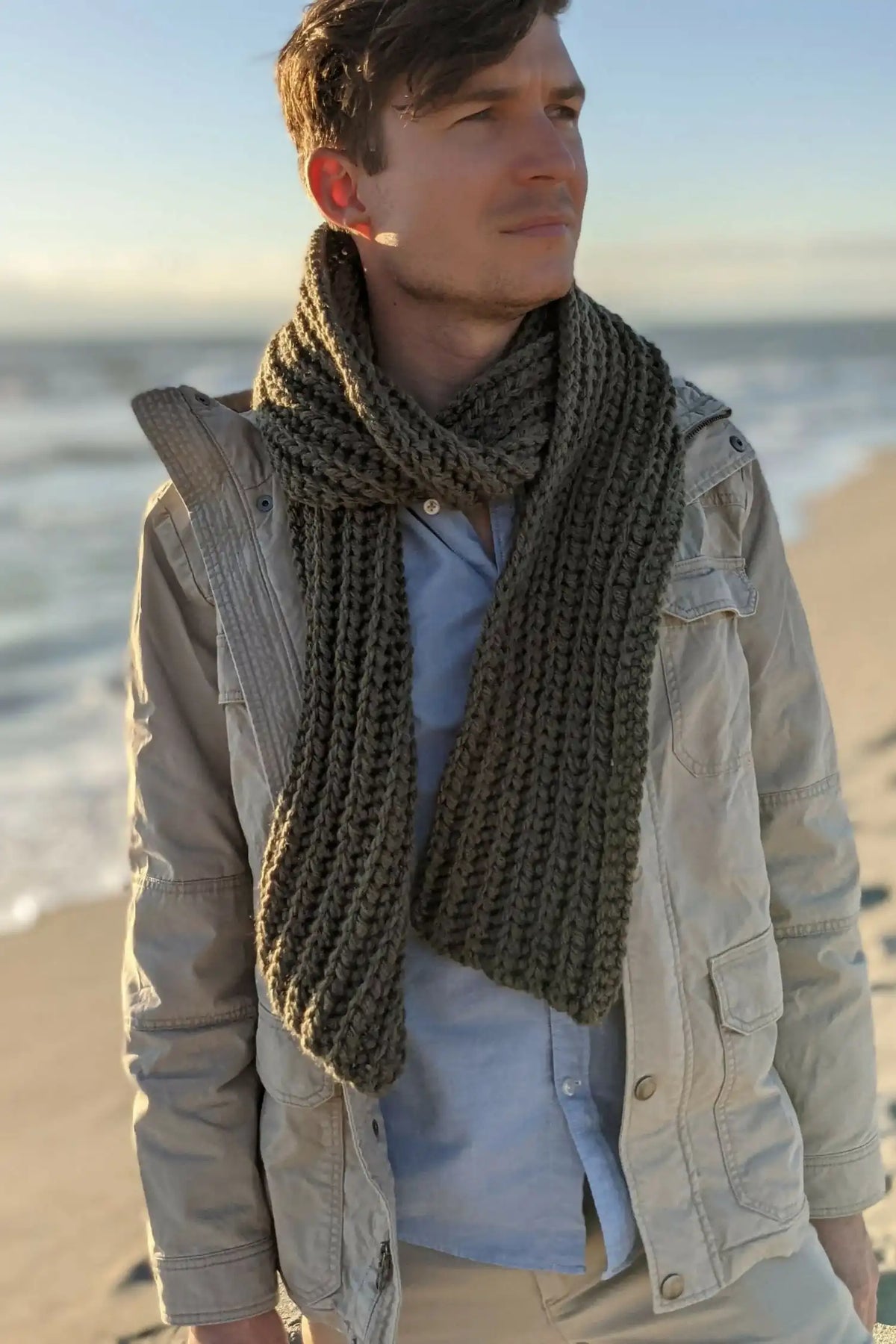 Men's Scarf (Crochet)