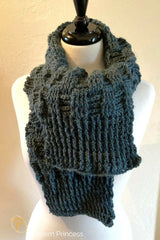 Pine Ridge Basketweave Scarf (Crochet)