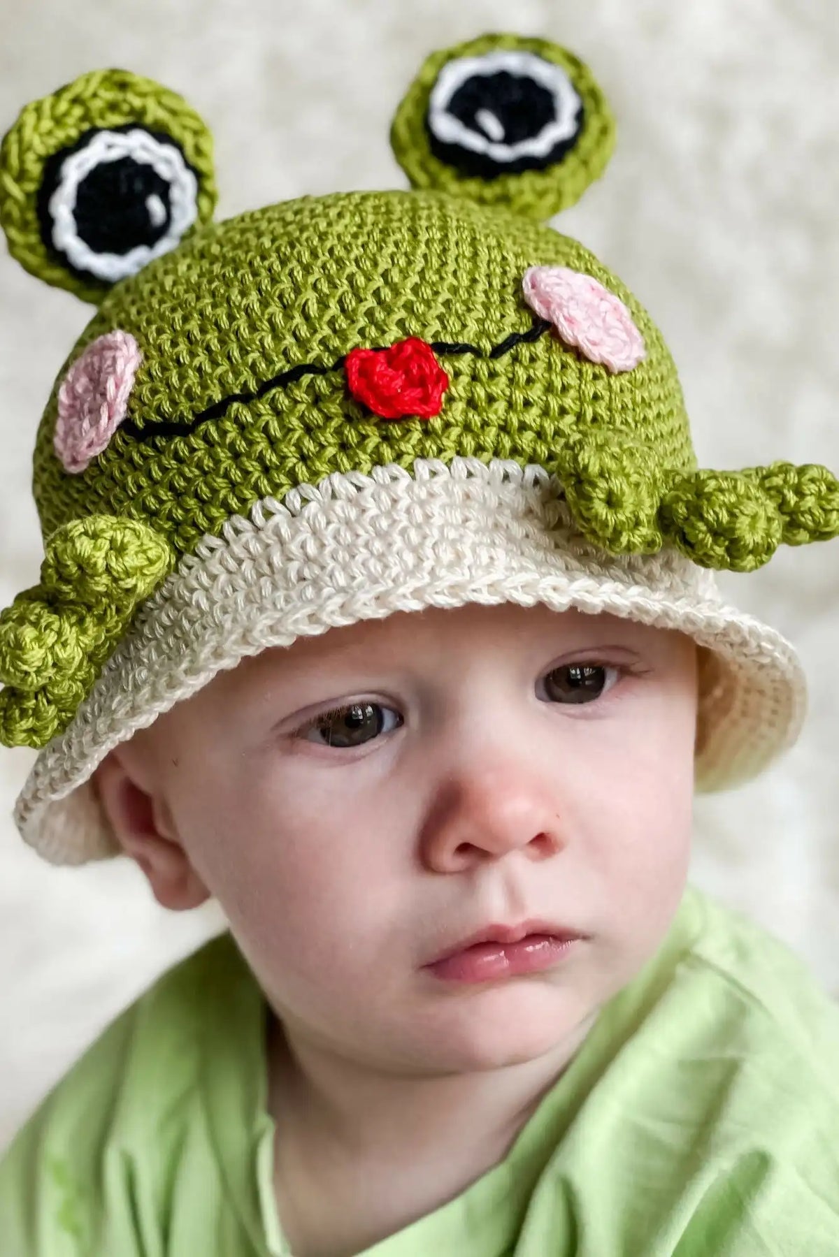 Frog Bucket Hat (Crochet)