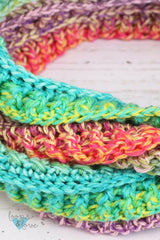 Criss Cross Infinity Scarf (Crochet)
