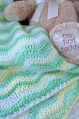 Two‑Pattern Baby Blanket Bundle • Ripple & Sprig Stitch Patterns (Crochet)