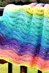 Mandala Waves Baby Blanket (Crochet)