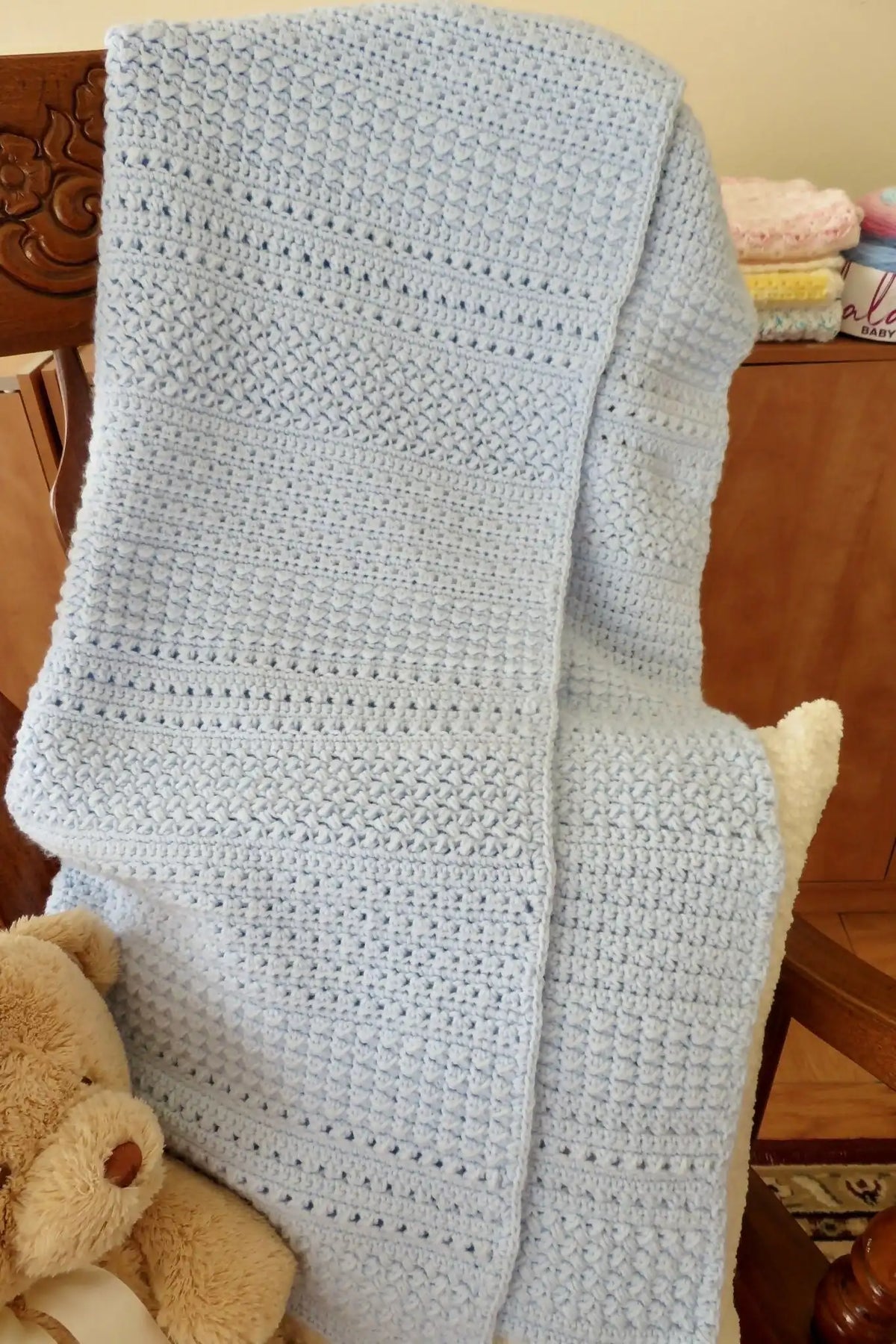 Timeless Treasures Baby Blanket (Crochet)