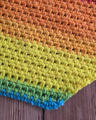 Lazy Days Asymmetrical Scarf (Crochet)