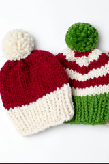 Christmas Bundle Pompom Hats (Knit)
