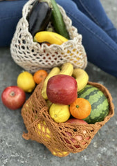 Medium Mesh Produce Book Ball Bag (Crochet)
